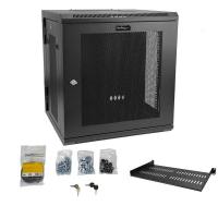 StarTech.com RK1224WALHM rack 12U Da parete Nero, vedi immagine 2 di 9