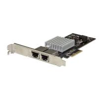 StarTech.com Scheda di Rete Ethernet a 2 porte PCIe 10GBase-T / NBASE-T con chip Intel X550