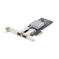 StarTech.com Scheda di Rete SFP GbE a 2 Porte, PCIe 2.1 x1, Intel I210-IS, Controller 1GbE, 1000BASE rame/fibra ottica, NIC Gigabit Ethernet a due porte, backplane desktop/server - Windows e Linux