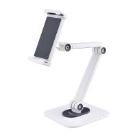 StarTech.com Supporto per Tablet da Tavolo - Braccio Porta Tablet Regolabile da Scrivania - Stand Universale per Tablet Ergonomico, Articolato, Girevole ed Orientabile - Leggio Installabile a Parete - Capacità 1kg