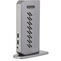 StarTech.com USB-C USB-A Dock - Docking station USB C dual monitor DisplayPort e HDMI 4K 60Hz con Ethernet - Adattatore multiporta 6x USB-A, GbE - Docking station USB type C/USB 3.1 Gen 1- Windows/Mac