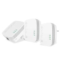 Strong Powerline 600 Triple Pack Mini 600 Mbit/s Collegamento ethernet LAN Bianco 3 pz