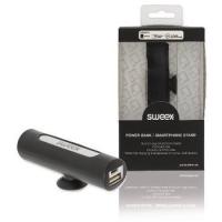 Sweex SW2500PB001BL batteria portatile Ioni di Litio 2500 mAh Nero