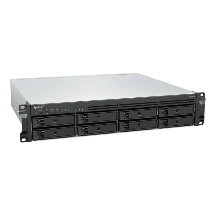 Synology RackStation RS1226RP+ server NAS e di archiviazione Armadio (2U) AMD Ryzen V1500B 4 GB DDR4 0 TB Synology DSM Nero — immagine 6 di 12