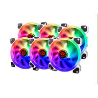 TALIUS TAL-KIT06-WHT sistema di raffreddamento per computer Case per computer Ventilatore 12 cm Bianco 6 pz