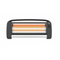 Taurus PR-2 SLIM Nero 1200 W Riscaldatore di ambienti elettrico al quarzo