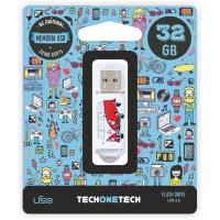 TECH1TECH TEC4004-32 unità flash USB 32 GB USB tipo A 2.0 Multicolore