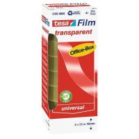 TESA 57405 nastro adesivo da cancelleria 33 m Polipropilene (PP) Trasparente 8 pz