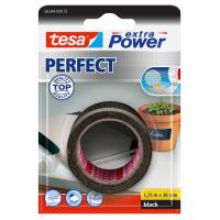 TESA extra Power Perfect 2,75 m Tessuto Nero 1 pz