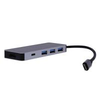 T'nB HUBALU6 replicatore di porte e docking station per laptop USB 3.2 Gen 1 (3.1 Gen 1) Type-C Grigio