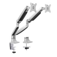 TooQ DB3132TNR-S Supporti a parete per TV 81,3 cm (32'') Scrivania Argento