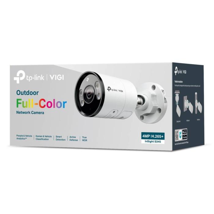 TP-Link INSIGHT S345 Pallottola (forma) Telecamera di sicurezza IP Esterno 2688 x 1520 Pixel Parete — immagine 8 di 8