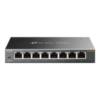 TP-Link TL-SG108E switch di rete Gestito L2 Gigabit Ethernet (10/100/1000) Nero, vedi immagine 4 di 6
