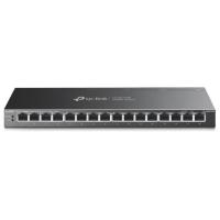 TP-Link TL-SG116P switch di rete Non gestito Gigabit Ethernet (10/100/1000) Supporto Power over Ethernet (PoE) Nero