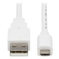 Tripp Lite U050AB-006-WH cavo USB USB 2.0 1,83 m USB A Micro-USB B Bianco