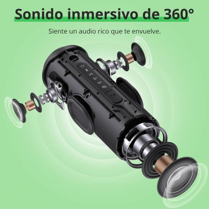 Tronsmart T8 Altoparlante portatile stereo Nero 40 W — immagine 21 di 36