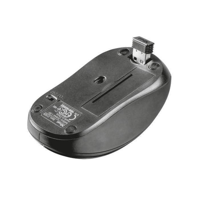 Trust 21509 mouse Ufficio Ambidestro RF Wireless Ottico 1000 DPI — immagine 4 di 5