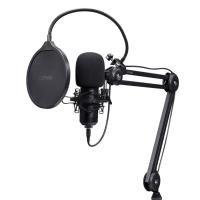 Trust GXT 270 Emita II+ Nero Microfono per podcast