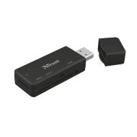Trust NANGA lettore di schede USB 3.2 Gen 1 (3.1 Gen 1) Type-A Nero