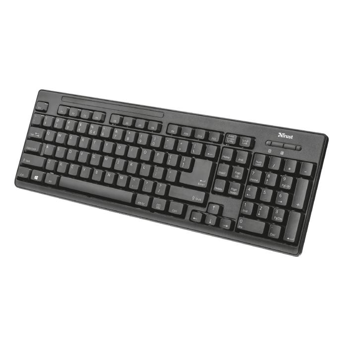 Trust Ziva tastiera Mouse incluso Universale RF Wireless Spagnolo Nero — immagine 6 di 9