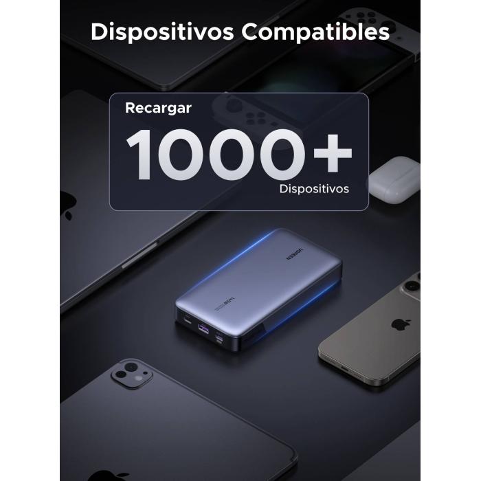 Ugreen 90597A batteria portatile 25000 mAh Grigio — immagine 18 di 18