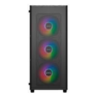 UNYKAch Gaming Mir 100 Desktop Nero, Trasparente