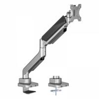 V7 DM1HDS Supporti a parete per TV 124,5 cm (49'') Scrivania Nero, Argento