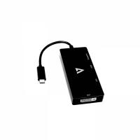 V7 V7UC-DPHDVGADVI-BLK adattatore grafico USB 3840 x 2160 Pixel Nero