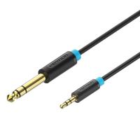 Vention BABBH cavo audio 2 m 3.5mm 6.35mm Nero