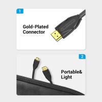 Vention VAA-D02-B100 cavo HDMI Grigio, vedi immagine 11 di 12