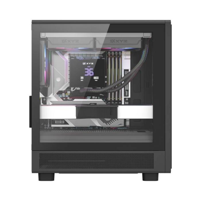 XYZ X-CS-ATOM-B computer case Micro Tower Nero — immagine 41 di 44