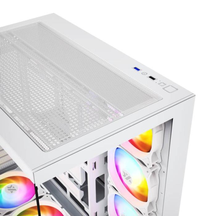 XYZ X-CS-TESSERACTX50-W computer case Cubo Bianco — immagine 30 di 32