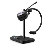 Yealink WH62 Mono Teams Auricolare Wireless A Padiglione Ufficio Micro-USB Base di ricarica Nero
