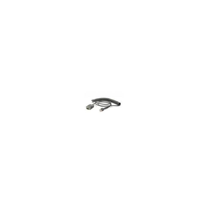 Zebra CBA-RF2-C09ZAR cavo seriale Nero 2,8 m RS232 DB9