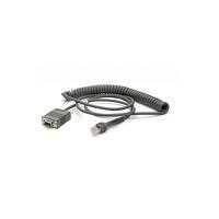 Zebra CBA-RF2-C09ZAR cavo seriale Nero 2,8 m RS232 DB9