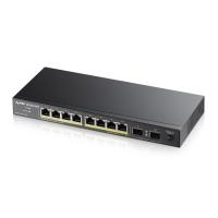 Zyxel GS1100-10HP Non gestito Gigabit Ethernet (10/100/1000) Supporto Power over Ethernet (PoE) 1U Nero