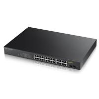 Zyxel GS1900-24HP Gestito L2 Gigabit Ethernet (10/100/1000) Supporto Power over Ethernet (PoE) Nero