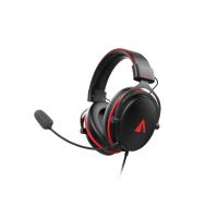 ABYSM AG700 Pro 7.1 Black Auscultadores Com fios Fita de cabeça Jogos Preto, Vermelho