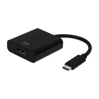 AISENS A109-0345 adaptador de cabo de vídeo 0,15 m DisplayPort USB Type-C Preto