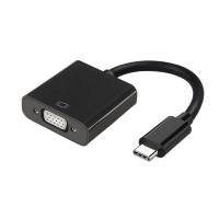 AISENS A109-0347 adaptador de cabo de vídeo 0,15 m VGA (D-Sub) USB Type-C Preto
