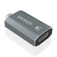 AISENS A109-0862 adaptador para cabos HDMI A USB C Cinzento
