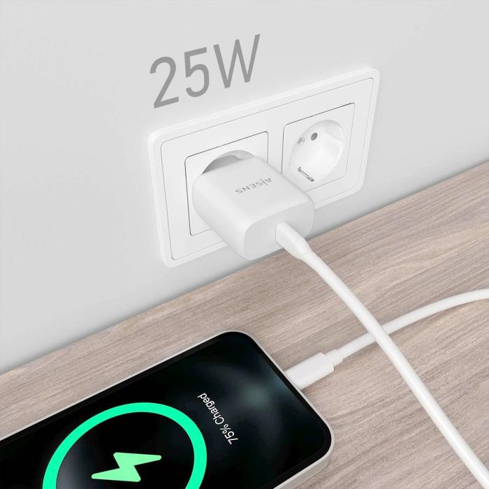 AISENS A110-0756 carregador de dispositivos móveis Universal Branco AC Carregamento rápido Interior — imagem 5 de 5