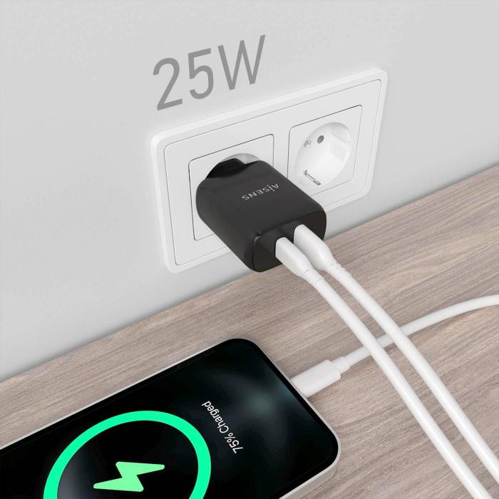 AISENS A110-0759 carregador de dispositivos móveis Universal Preto AC Carregamento rápido Interior — imagem 5 de 5