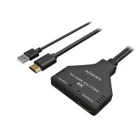 AISENS A123-0654 multiplicador de vídeo HDMI 2x HDMI