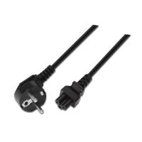 AISENS A132-0172 cabo de energia Preto 1,5 m CEE7/7 Acoplador C5
