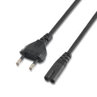 AISENS A132-0173 cabo de energia Preto 1,5 m CEE7/7 Acoplador C7