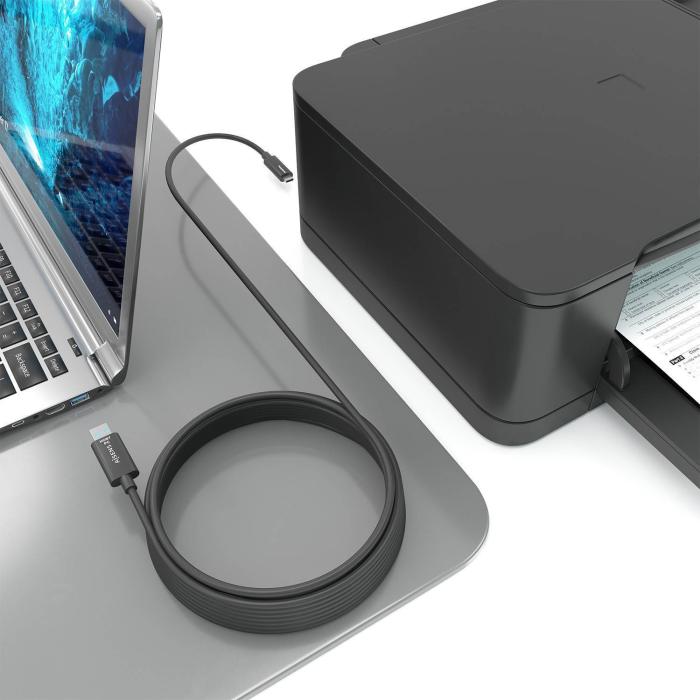 AISENS A157-0925 cabo USB USB 3.2 Gen 2 (3.1 Gen 2) 15 m 2 x USB A USB C Preto — imagem 5 de 5