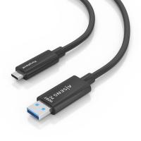 AISENS A157-0925 cabo USB USB 3.2 Gen 2 (3.1 Gen 2) 15 m 2 x USB A USB C Preto, ver imagem 3 de 5