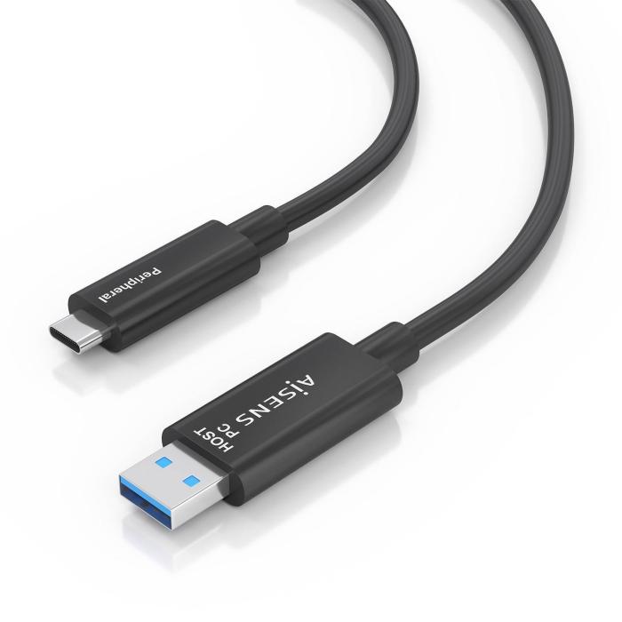AISENS A157-0925 cabo USB USB 3.2 Gen 2 (3.1 Gen 2) 15 m 2 x USB A USB C Preto — imagem 3 de 5