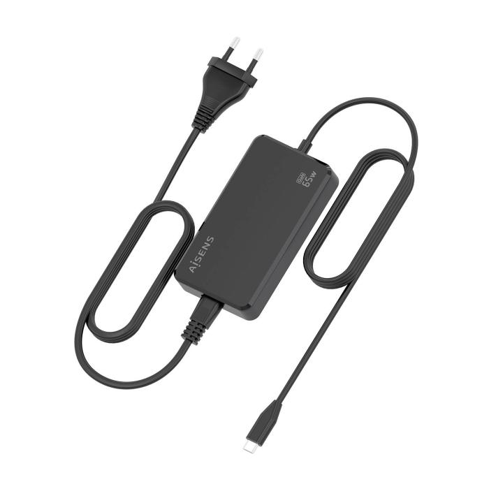 AISENS ASCH-1PD65D068-BK adaptador e transformador Interior 65 W Preto — imagem 3 de 14